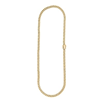 6.7mm Miami Cuban Chain Necklace in 10K Yellow Gold 20.4 Grams 19.40 Inches