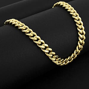 6.7mm Miami Cuban Chain Necklace in 10K Yellow Gold 17.50 Grams 22 Inches