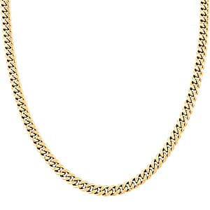 6.7mm Miami Cuban Chain Necklace in 10K Yellow Gold 17.50 Grams 22 Inches