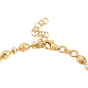 Italian Chain Bracelet in 14K YG Over and Sterling Silver (7.00 In) 5.47 Grams