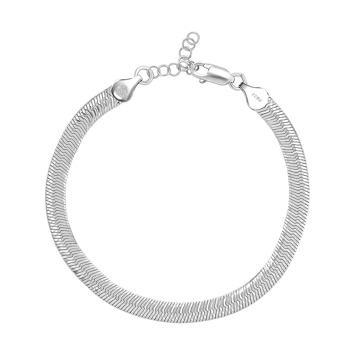 Rhodium Over Sterling Silver - Product card gallery slide 1 (10146296660251)