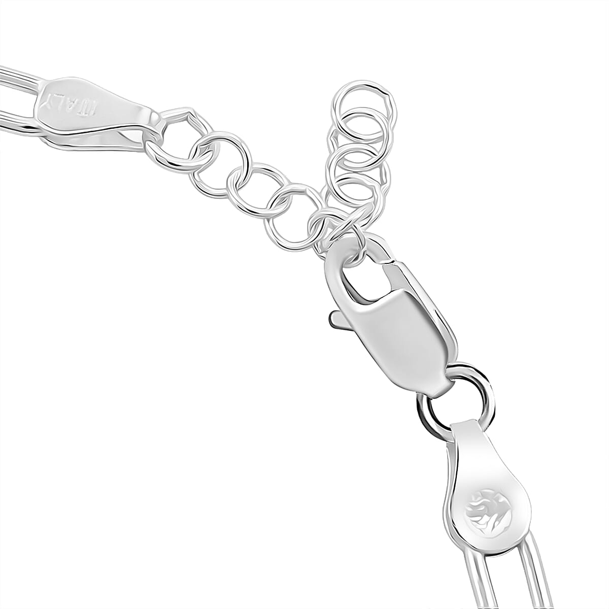  Italian Paper Clip Chain Bracelet in Sterling Silver (7.00 In) 5.5 Grams image number 4