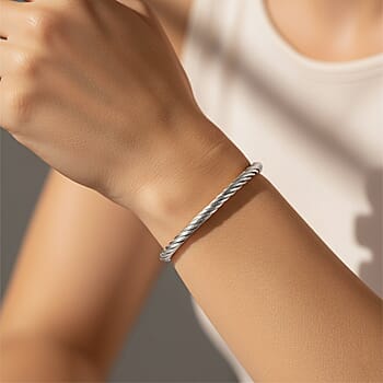 Rhodium Over Sterling Silver - Product card gallery slide 3 (9432929140991)