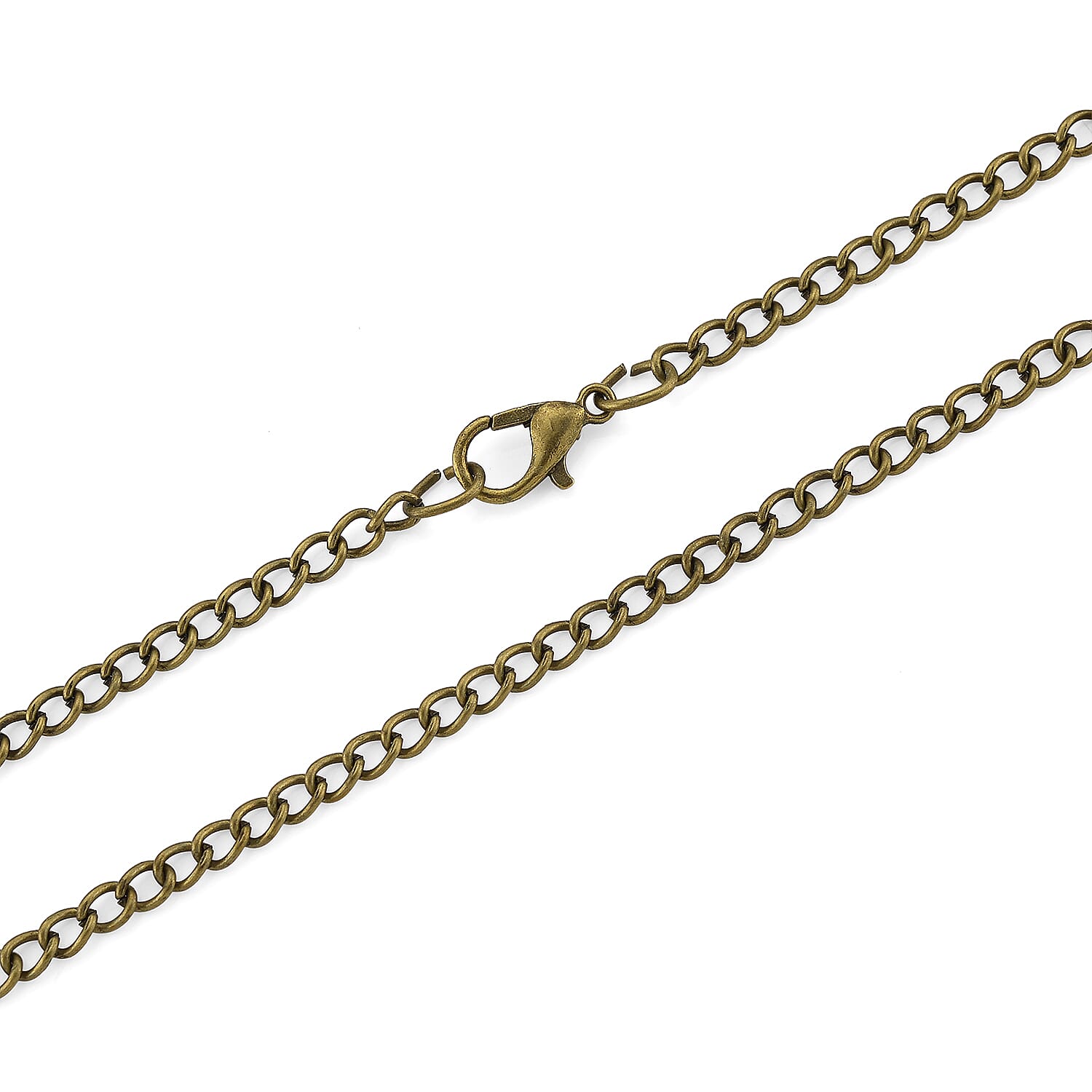 Strada Japanese Movement Light Blue Bottom Text Pattern Pocket Watch with Chain (36 Inches) in Goldtone