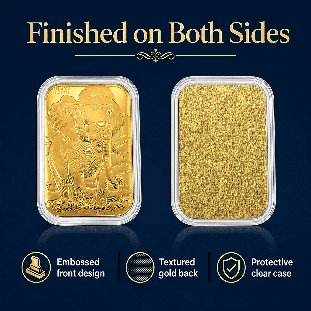 Royal Elephant 24k Gold Embossed Sheet 10mg