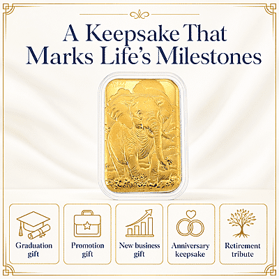 Royal Elephant 24k Gold Embossed Sheet 10mg