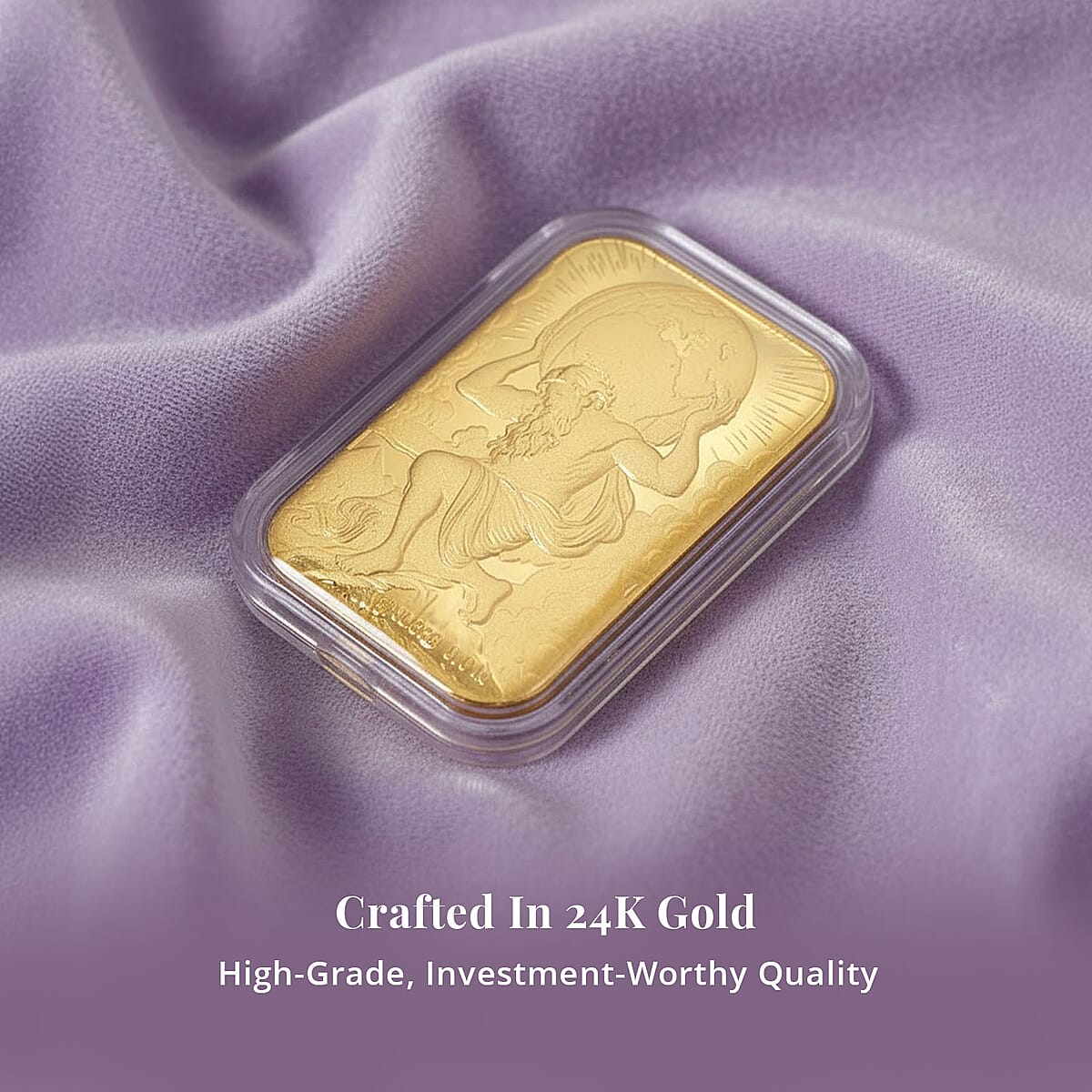 24K Yellow Golden Atlas Emboss Sheet 10mg image number 2