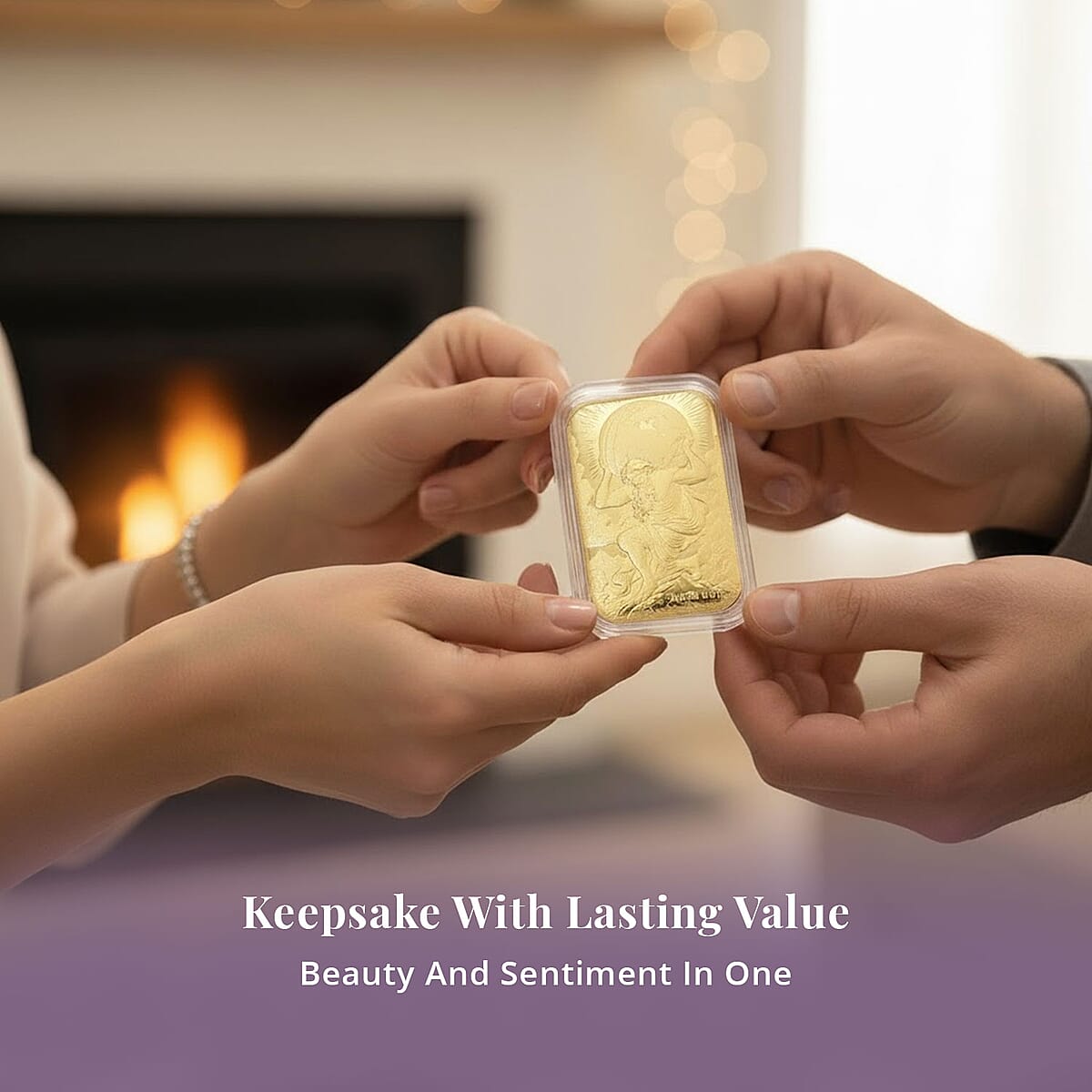 24K Yellow Golden Atlas Emboss Sheet 10mg image number 4