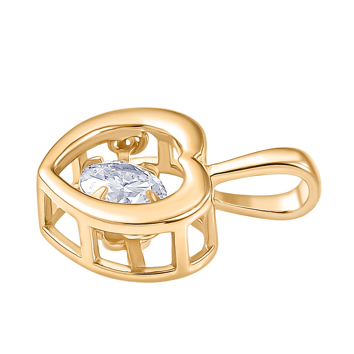 Yellow Gold Over Sterling Silver