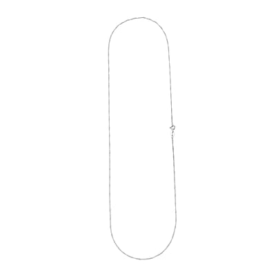 Sterling Silver Singapore Necklace 24 Inches 2.30 Grams