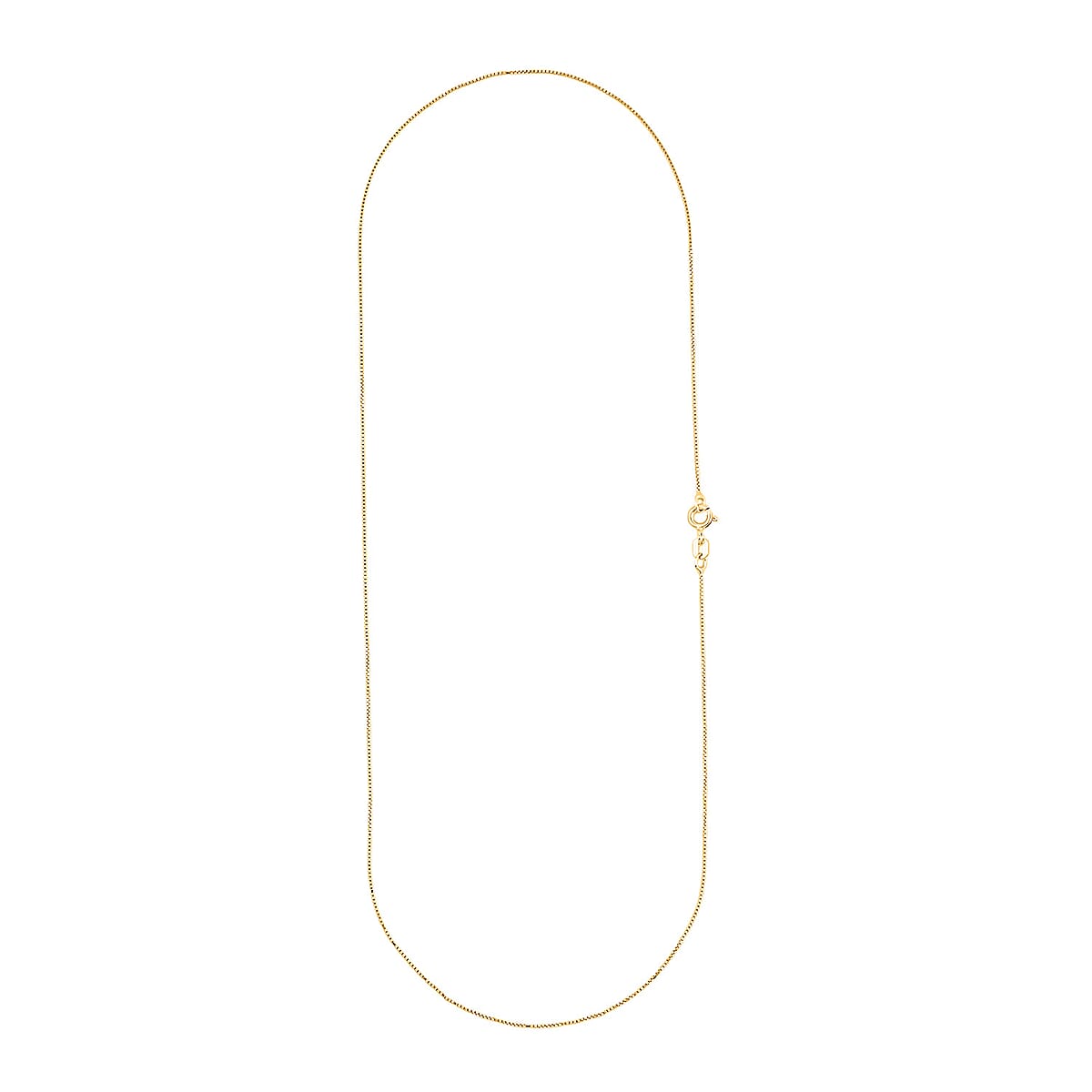 Italian Diamond-cut Chain Necklace in 14K Yellow Gold Over Sterling Silver 1.21 Grams 18 Inches image number 6
