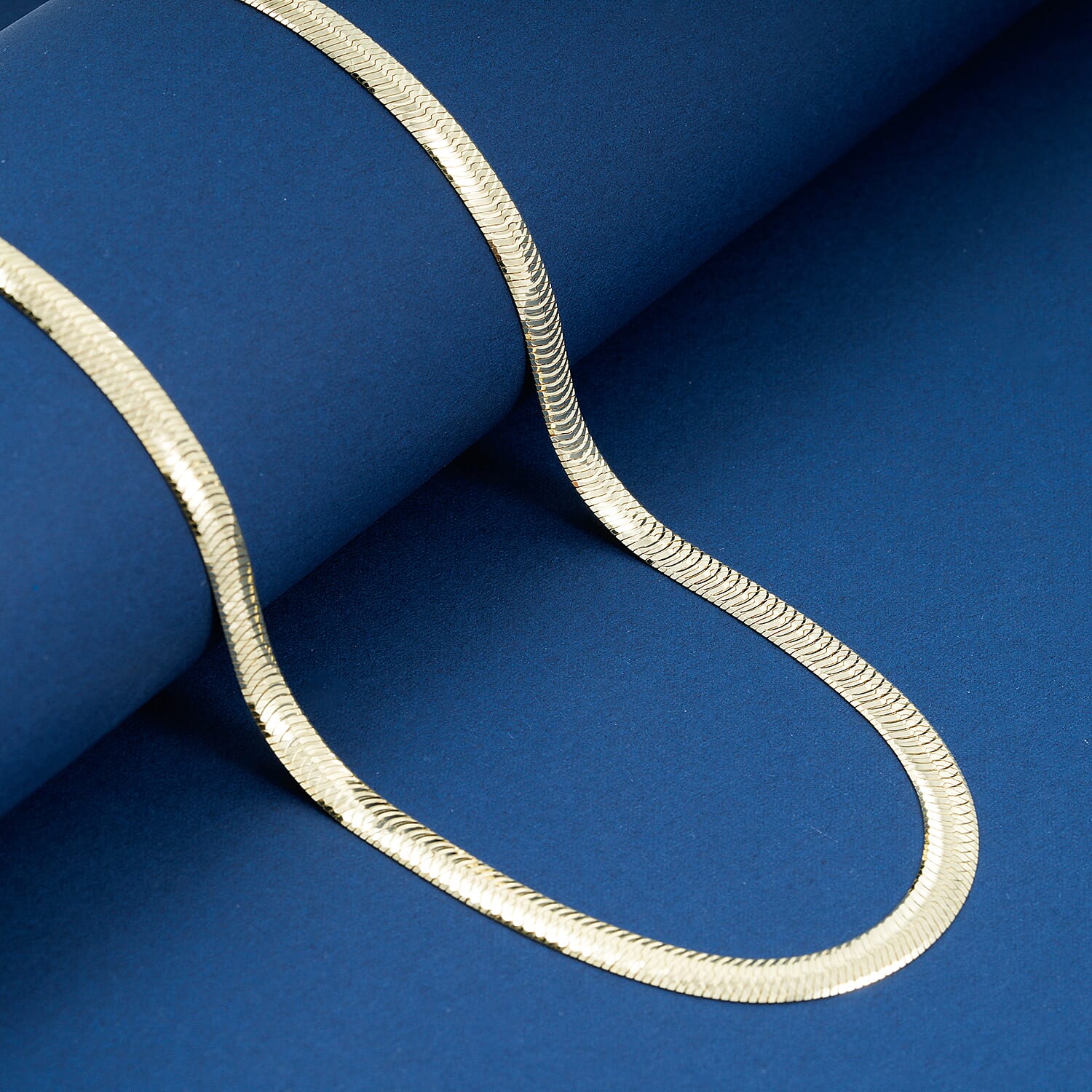 Italian Chain Necklace in 14K Yellow Gold Over Sterling Silver 12.87 Grams 18 Inches