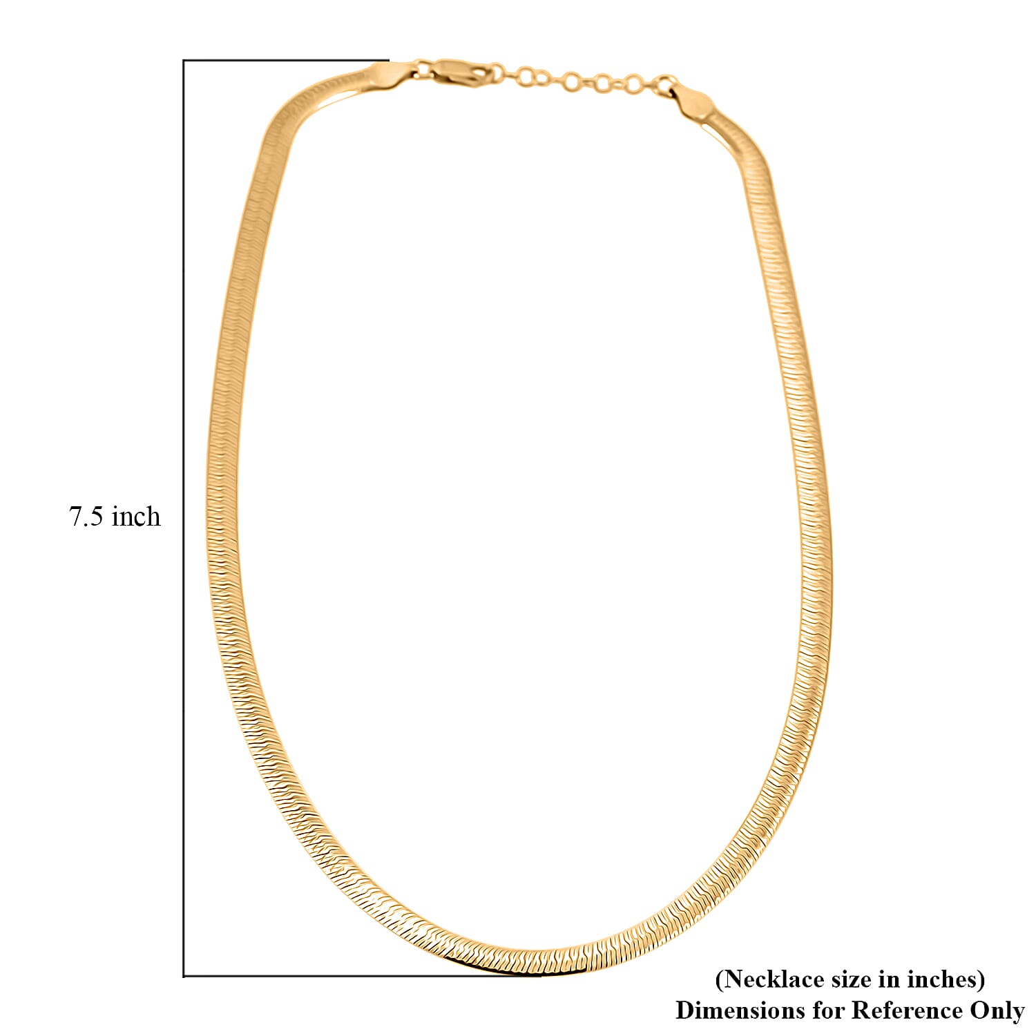 Italian Chain Necklace in 14K Yellow Gold Over Sterling Silver 12.87 Grams 18 Inches