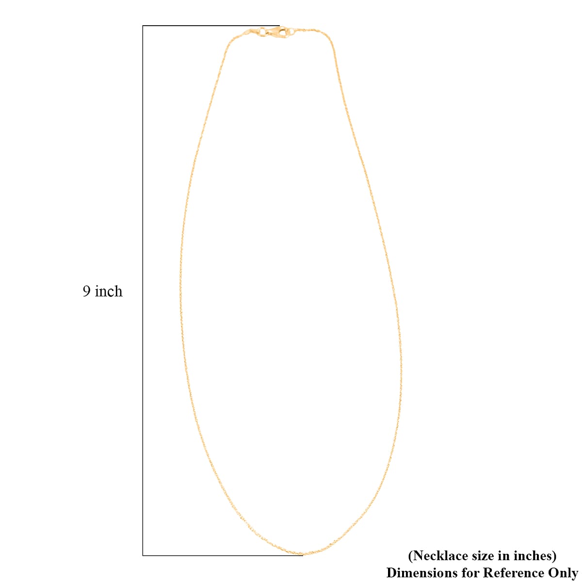 Italian 14K YG Over Sterling Silver Diamond-cut Rock Chain Necklace (20 Inches) (2.43 Grams) image number 6