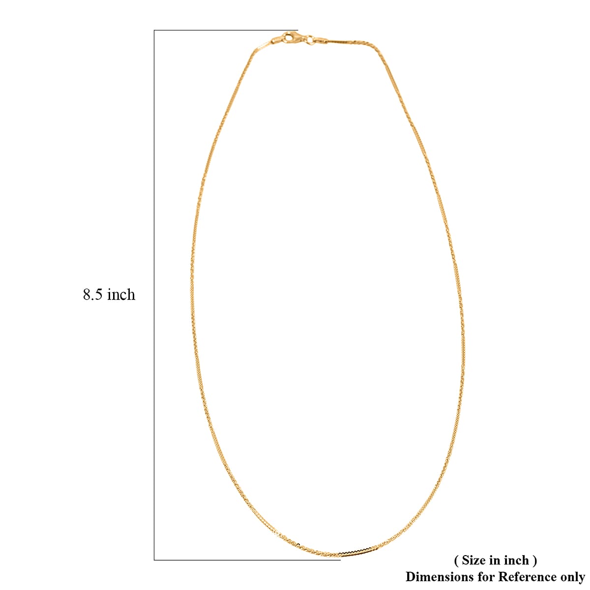 Italian Diamond-cut Rock Chain Necklace in 14K Yellow Gold Over Sterling Silver 3.22 Grams 20 Inches image number 5