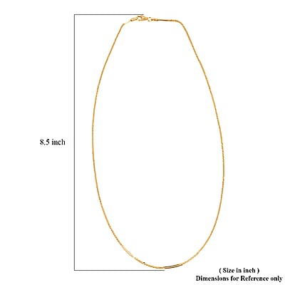 Italian Diamond-cut Rock Chain Necklace in 14K Yellow Gold Over Sterling Silver 3.22 Grams 20 Inches