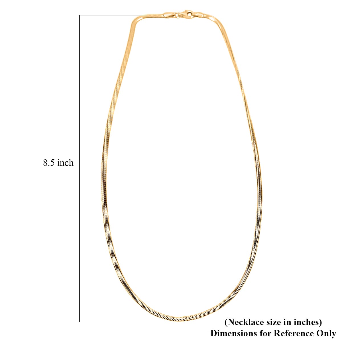 Italian 14K YG Over Sterling Silver Diamond-cut Dragon Tail Chain Necklace (20 Inches) (5.32 Grams) image number 6