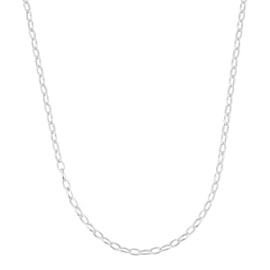 Italian Chain Necklace in Sterling Silver 8.10 Grams 20 Inches