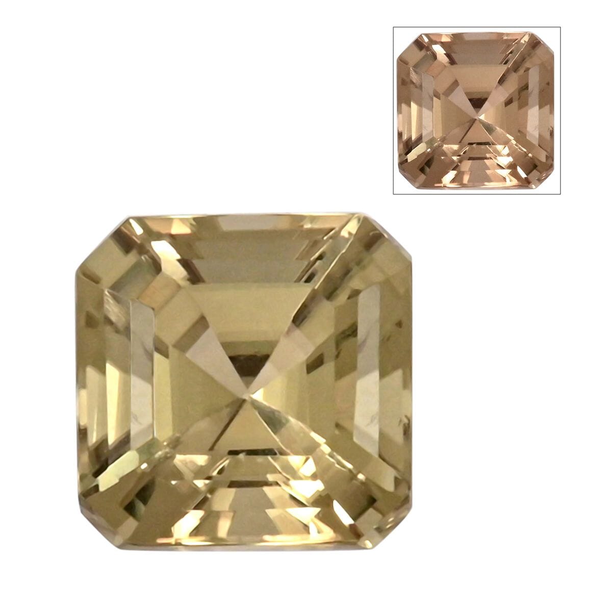 Certified & Appraised AAAA Asscher Cut Turkizite (Sqr Free Size) (Del. in 7-10 Days) 6.00 ctw image number 0