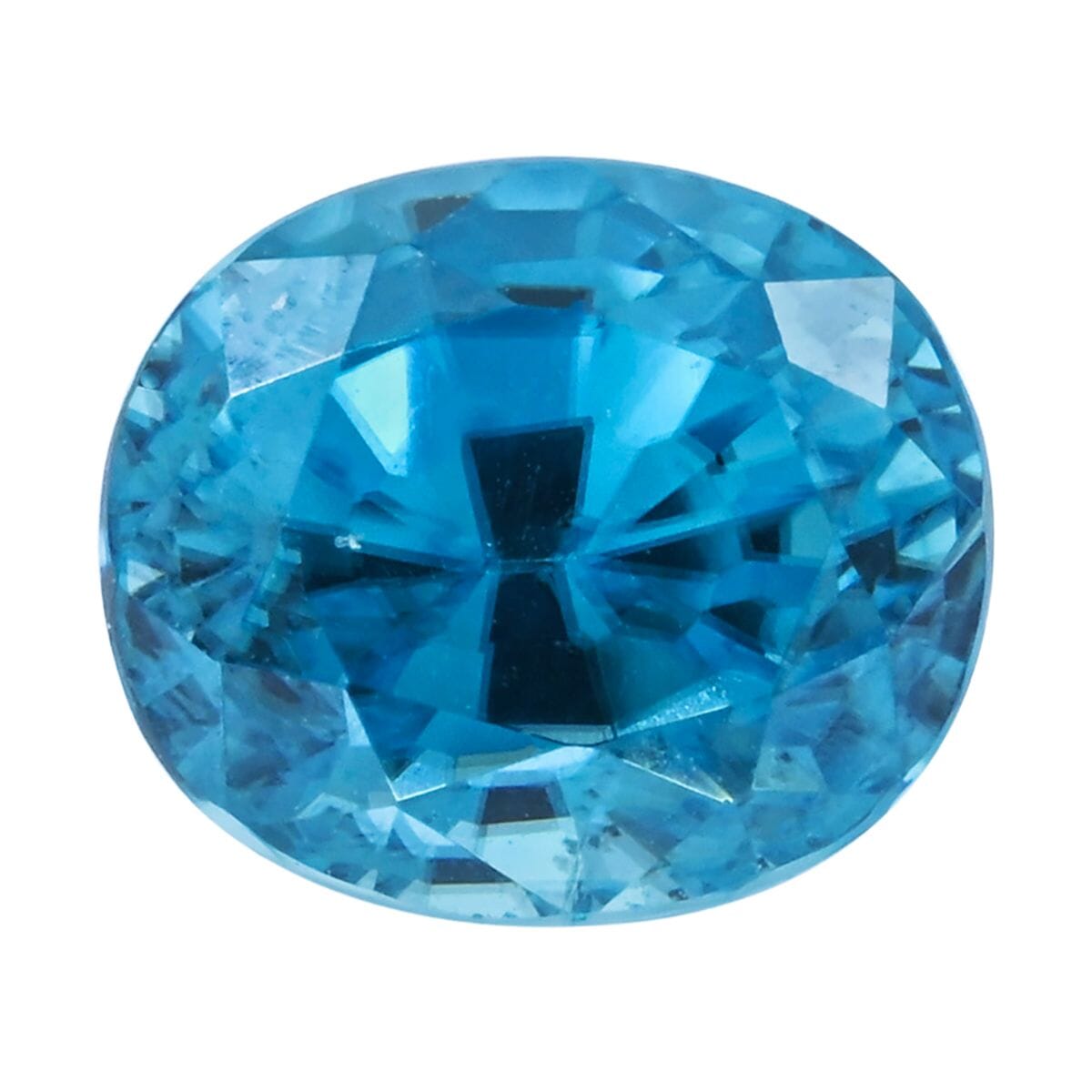 AAAA Perito Moreno Cambodian Blue Zircon (Ovl Free Size) 6.00 ctw image number 0