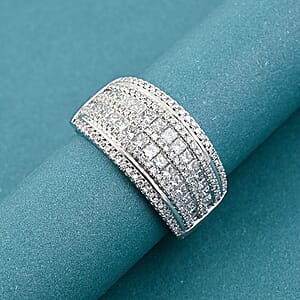 White Diamond Ring in 14K White Gold 1.00 ctw (Size 6.0)