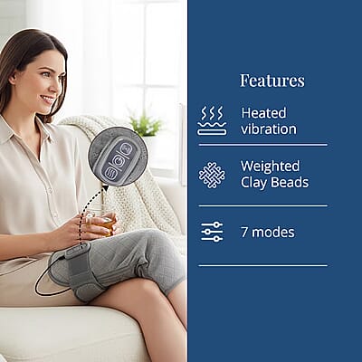 Livmore Thermal Knee Relief Massager with Bulit-in Controller and Adaptor (100-240V 50/60hz, 12V 2000mA)