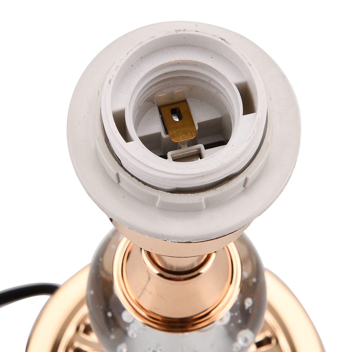 Livmore Blue 6cm Ball Feather Table Lamp with Plug image number 8