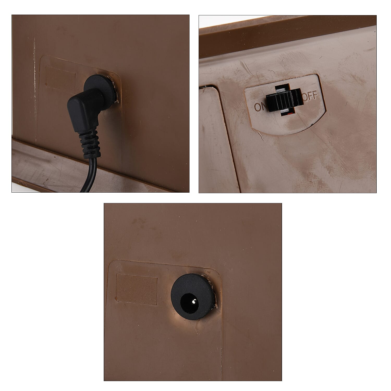 Livmore Carbon Fireplace Lamp with Powered by USB Cable (Included)