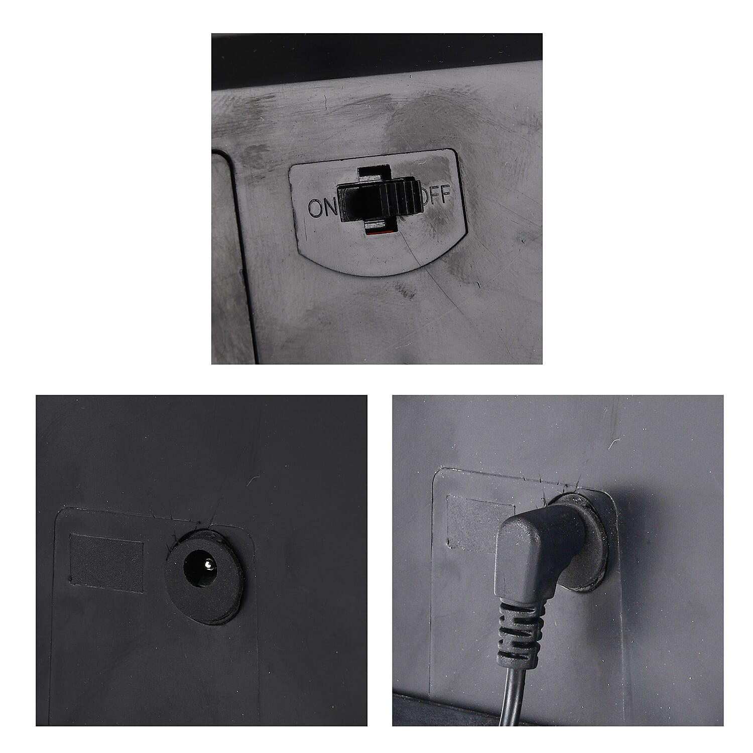 Livmore Carbon Fireplace Lamp with Powered by USB Cable (Included)
