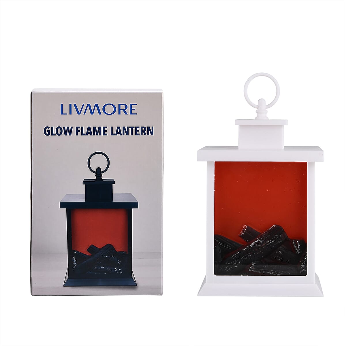 Livmore Carbon Fireplace Lamp with Powered by USB Cable (Included) image number 7