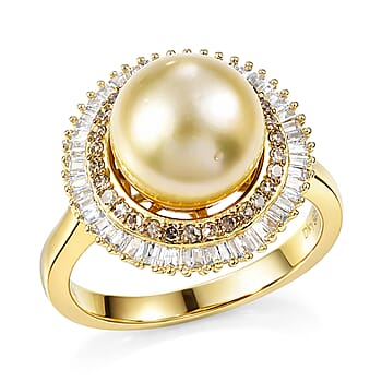 South Sea Pearl & Champagne Diamond / 7 - Product card gallery slide 1 (10178162884921)