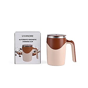 Livmore Coffee Automatic Magnetic Stirring Cup (380 ml)