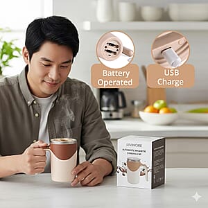 Livmore Coffee Automatic Magnetic Stirring Cup (380 ml)