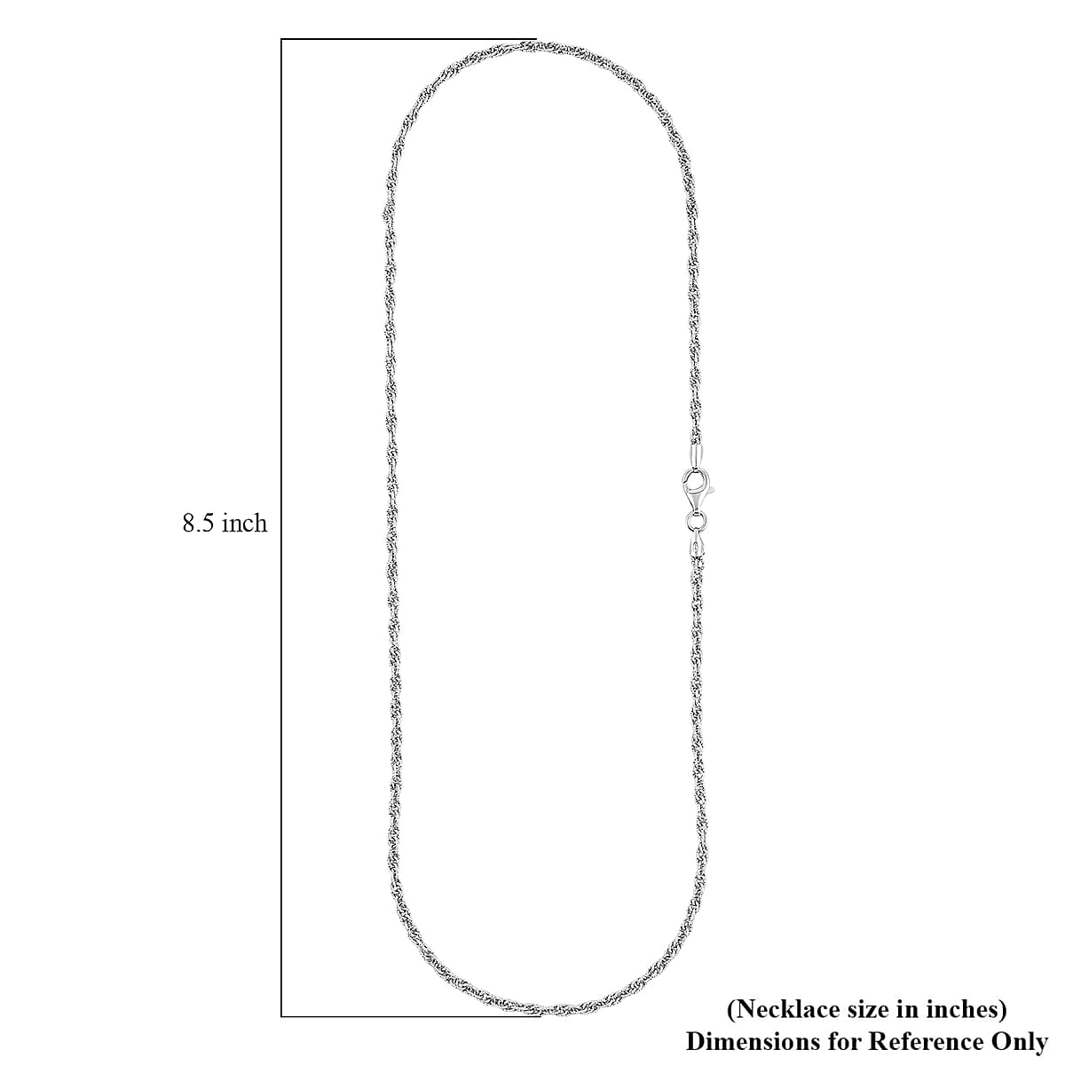 Italian Fancy Link Chain Necklace in Rhodium Over Sterling Silver 9.87 Grams 20 Inches image number 5