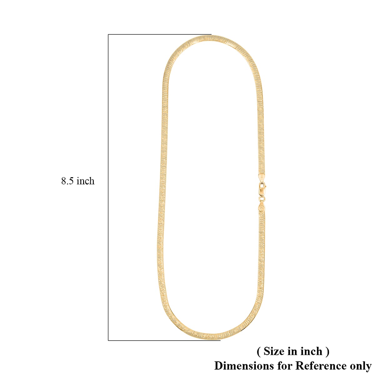 Italian Chain Necklace in 14K Yellow Gold Over Sterling Silver 10.21 Grams 20 Inches image number 5