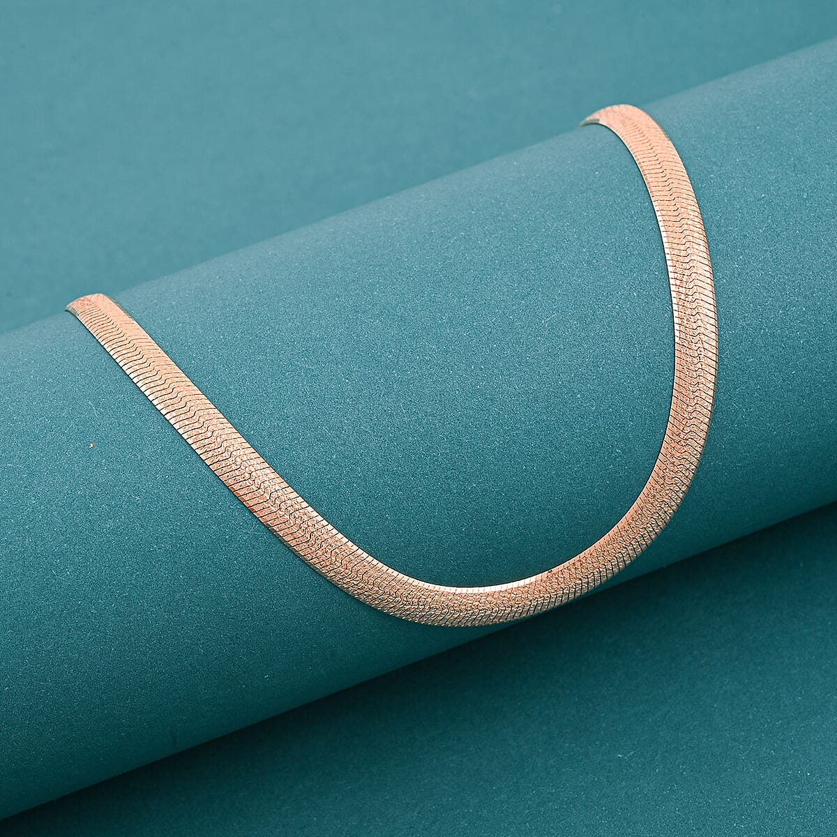 Italian Chain Necklace in 14K Rose Gold Over Sterling Silver 10.44 Grams 20 Inches image number 1