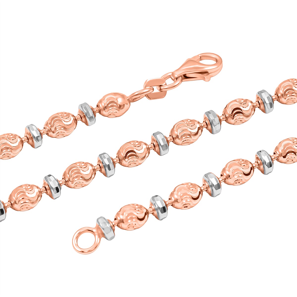 Italian 14K RG Over Sterling Silver Chain Necklace (20 Inches) (16.17 Grams) image number 5