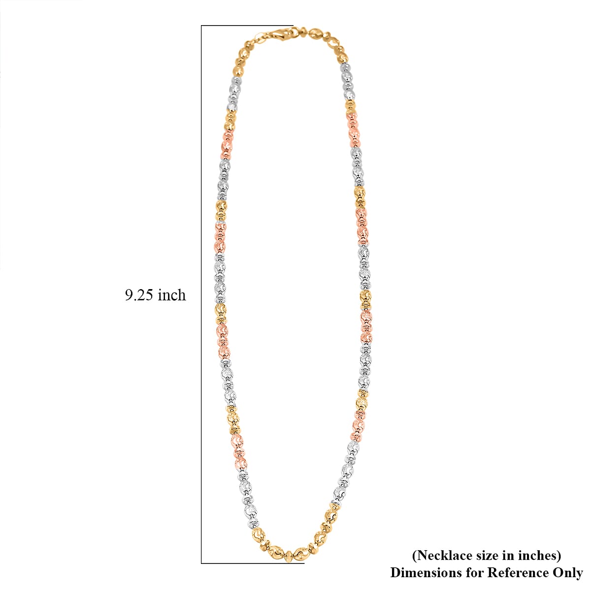 Italian 14K YRG Over and Sterling Silver Chain Necklace (20 Inches) (15.86 Grams) image number 6