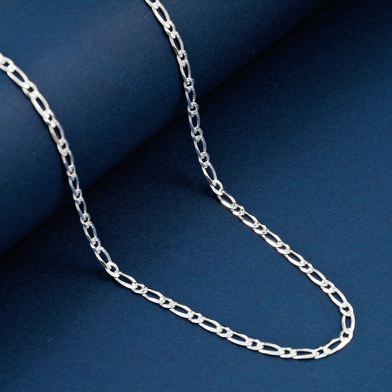 Italian Cuban Link Chain Necklace in Sterling Silver 5.70 Grams 24 Inches