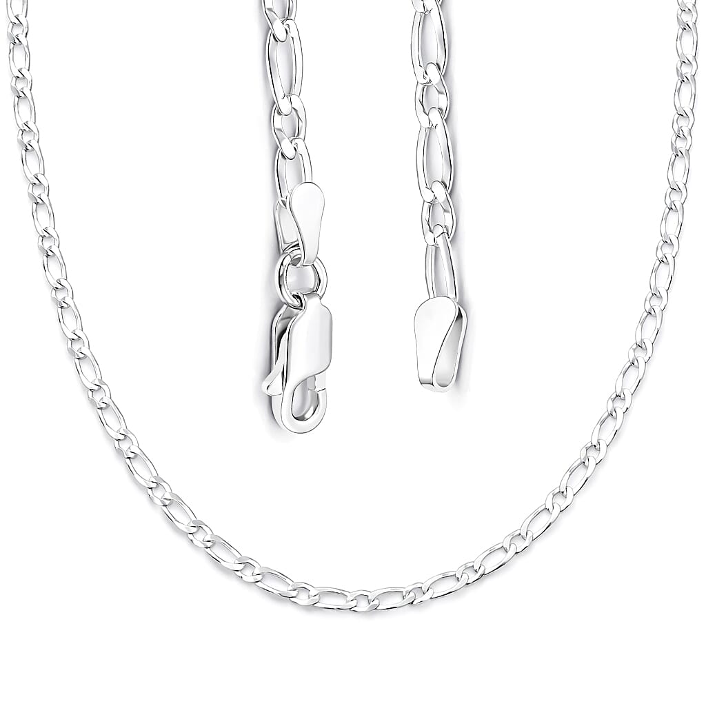 Italian Cuban Link Chain Necklace in Sterling Silver 5.70 Grams 24 Inches