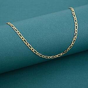 Italian Chain Necklace in 14K Yellow Gold Over Sterling Silver 5.70 Grams 24 Inches