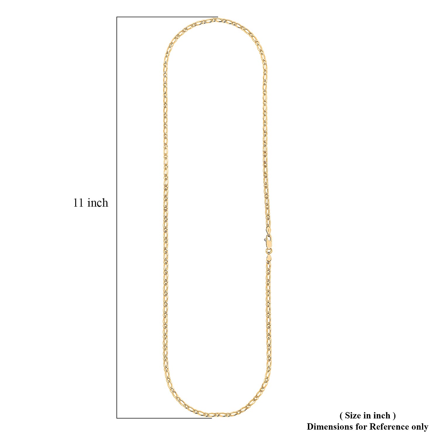 Italian Cuban Link Chain Necklace in 14K Yellow Gold Over Sterling Silver 5.70 Grams 24 Inches