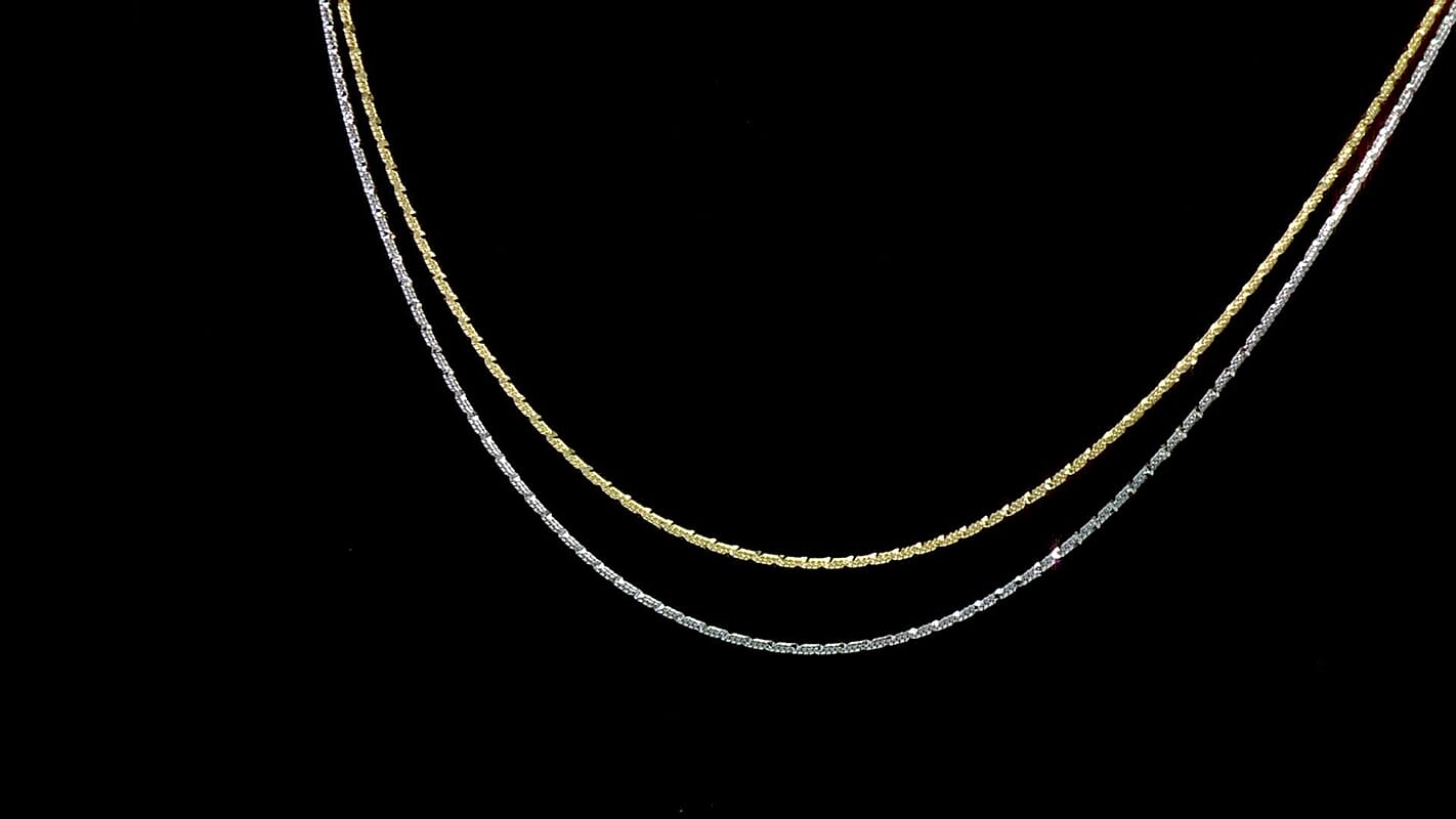 Italian Snake Chain Necklace in 14K Yellow Gold Over Sterling Silver 9.87 Grams 24 Inches