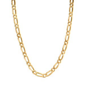 Italian Chain Necklace in 14K Yellow Gold Over Sterling Silver 11.30 Grams 24 Inches