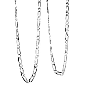 Italian Chain Necklace in Sterling Silver 10.50 Grams 24 Inches
