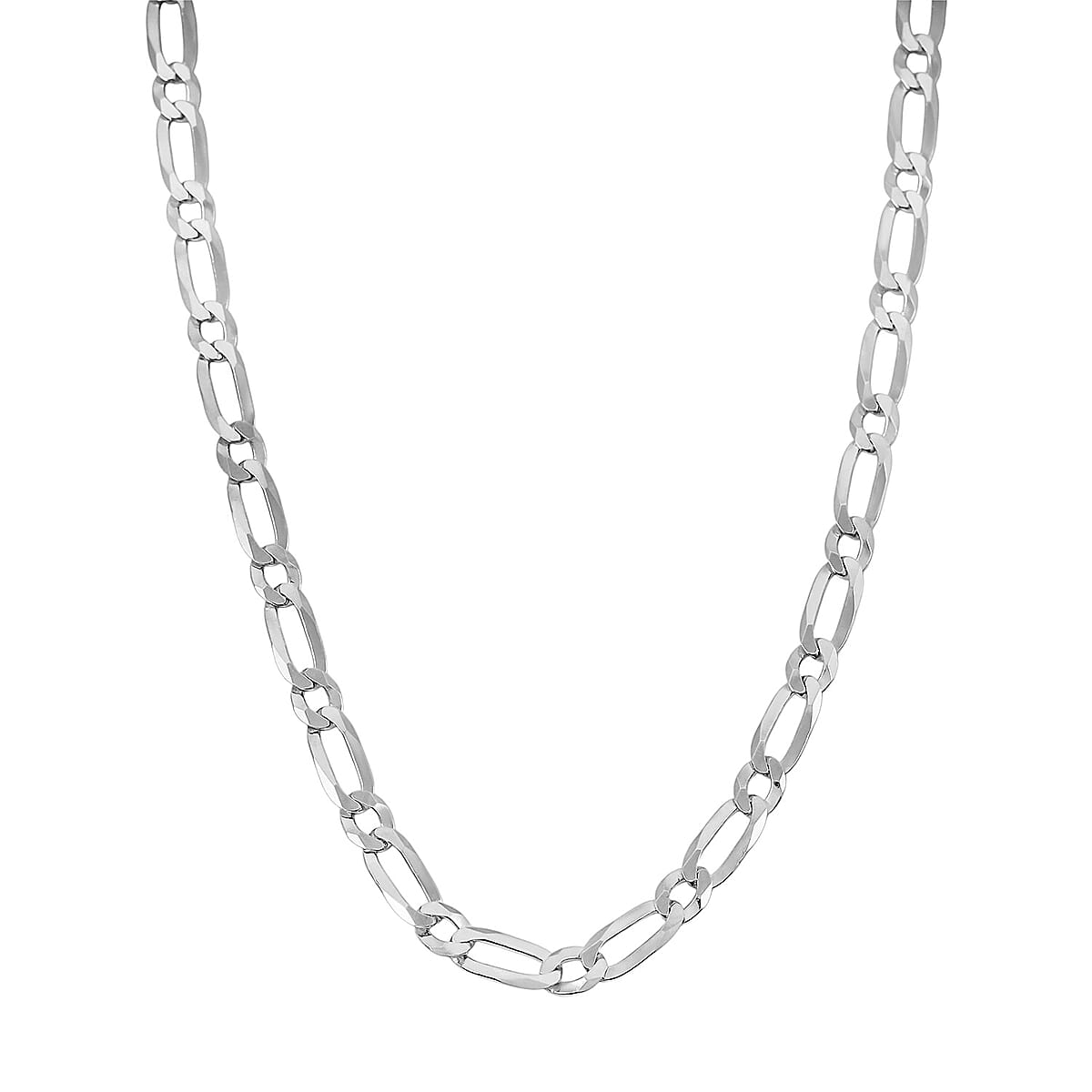 Italian Chain Necklace in Sterling Silver 10.50 Grams 24 Inches image number 3
