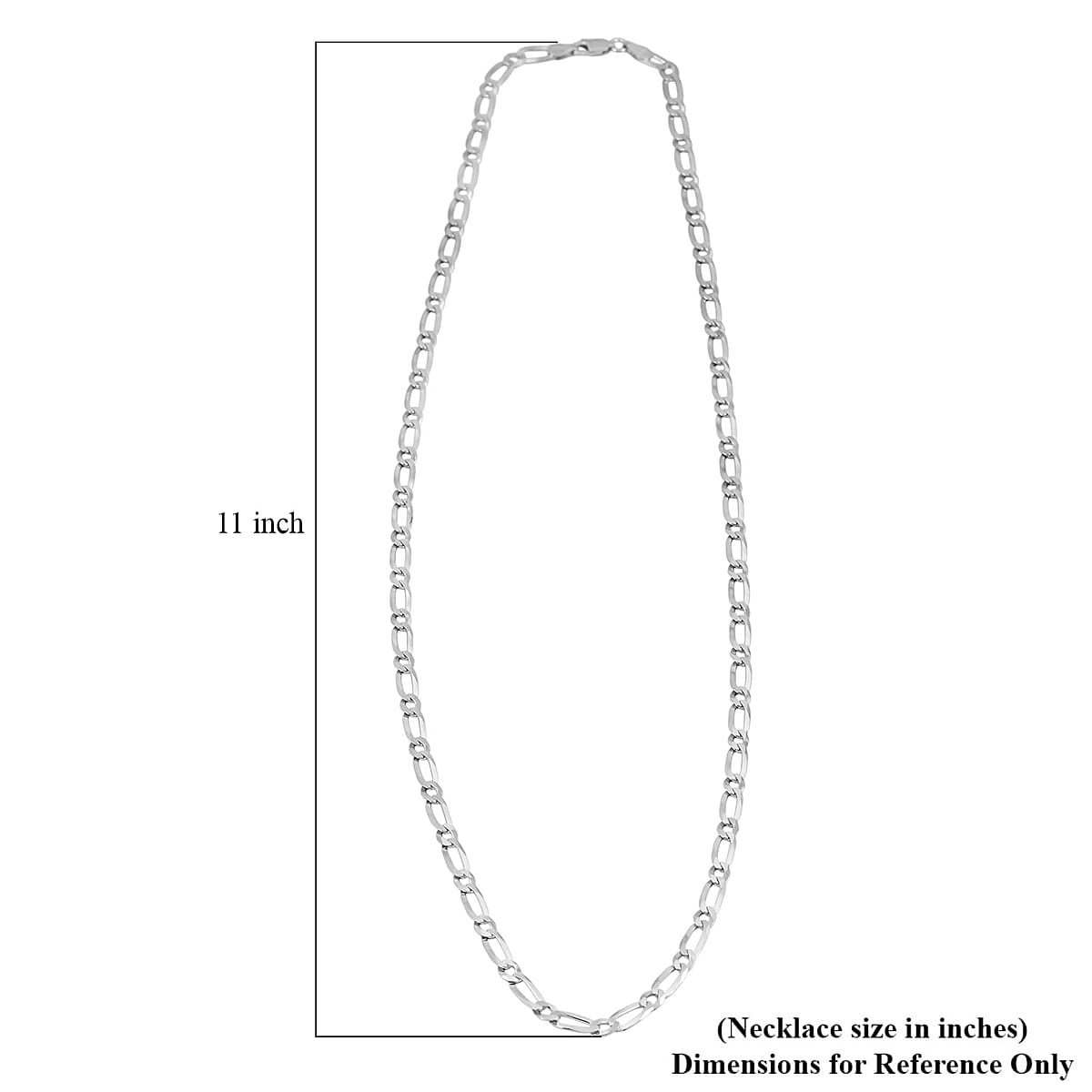 Italian Chain Necklace in Sterling Silver 10.50 Grams 24 Inches image number 6