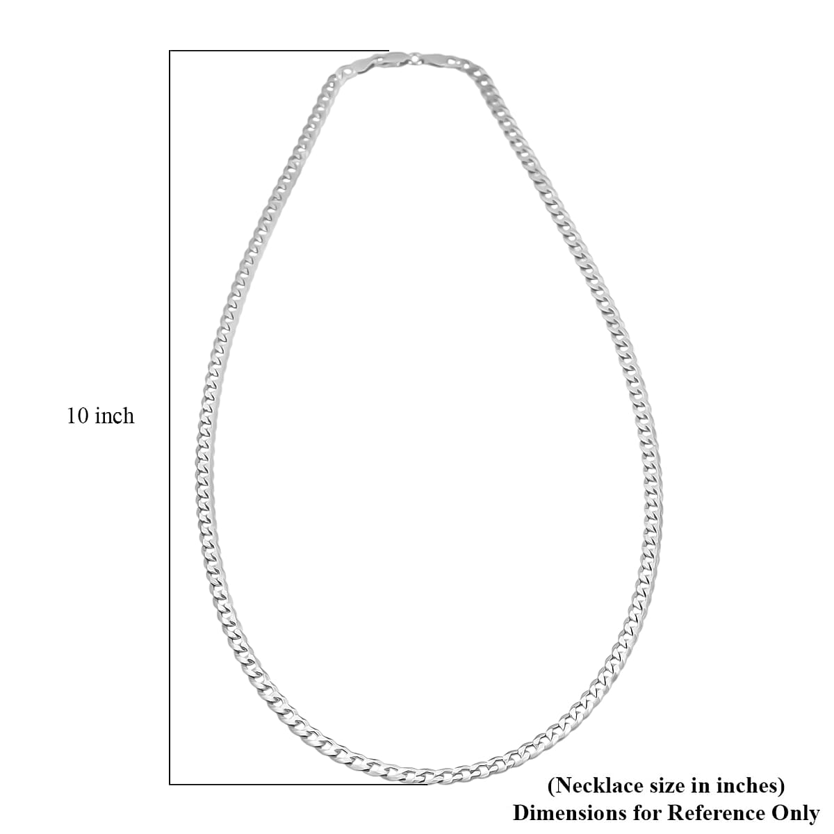 Italian Sterling Silver Cuban Chain Necklace (24 Inches) (17.02 Grams) image number 6