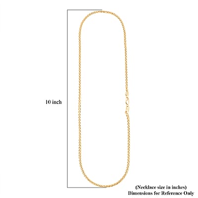 Italian Franco Chain Necklace in 14K Yellow Gold Over Sterling Silver 25.56 Grams 24 Inches