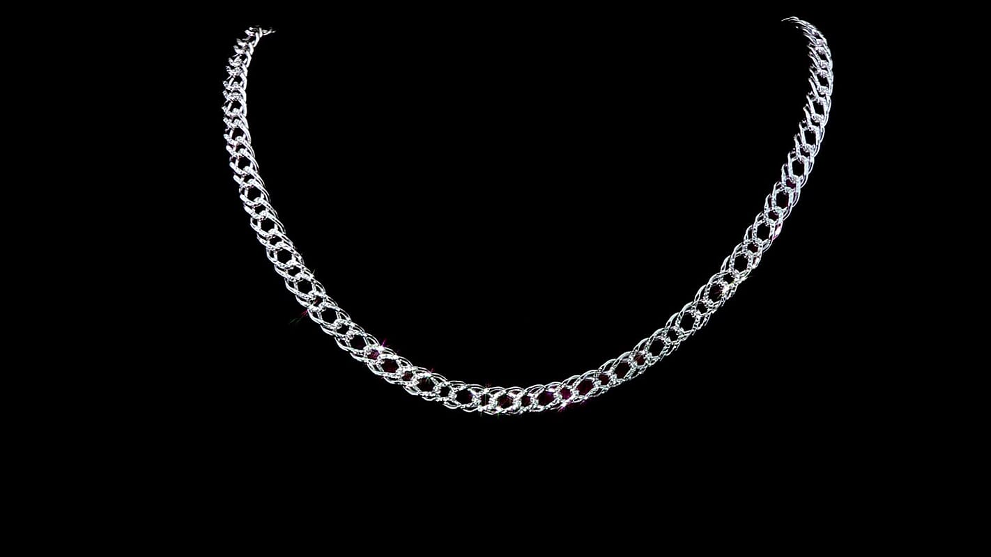 Italian Cuban Link Chain Necklace in Sterling Silver 49.04 Grams 24 Inches